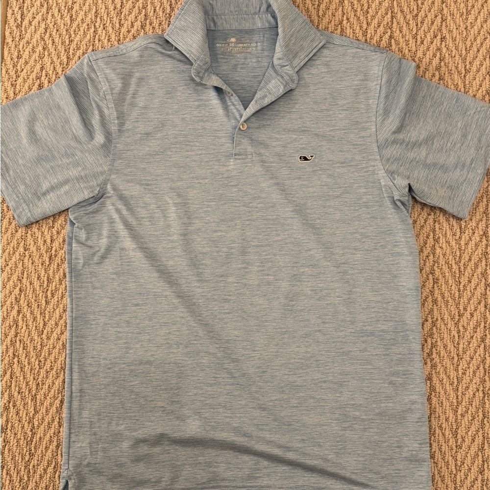 Vineyard Vines on the go sankaty Blue Polo Shirt Classic Style